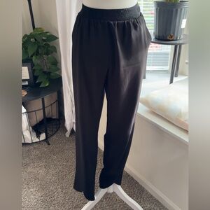 Forever 21 Black Scalloped Trousers